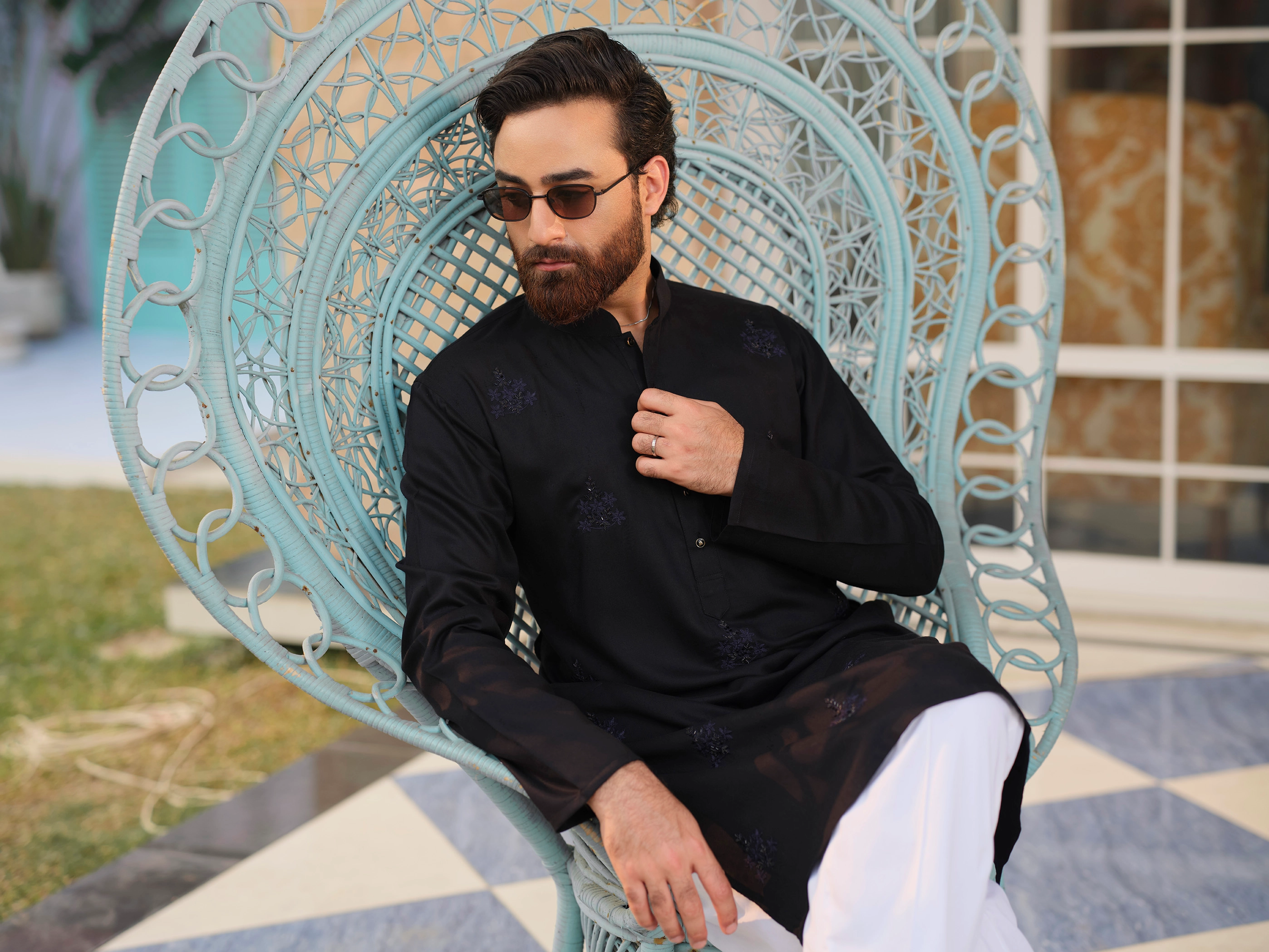 Black Zardozi Punjabi